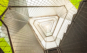 橋梁圍欄防護鋼絲繩網(wǎng)